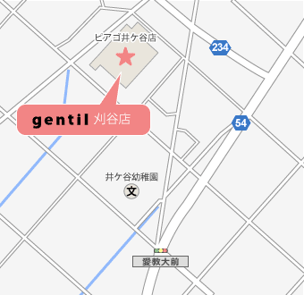 gentil刈谷店地図