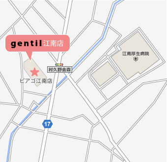 gentil江南店地図